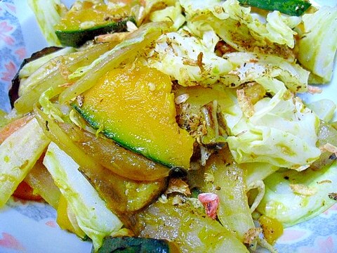 塩麹で野菜炒め